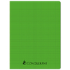 CAHIER PP VERT 24X32 96P SÉYÈS 70G PIQURE