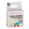ADHÉSIF TRANSPARENT QUALITÉ SUPÉRIEURE 19MMX33M