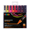 POSCA PC-5M 8 MARQUEURS COLORIS CHAUDS ASSORTIS