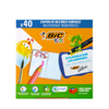 KIDS MULTI-SURFACES CLASSPACK 40 CRAYONS 3EN1 COLORIS ASSORTIS + 2 TC