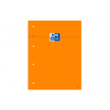 BLOC NOTES 21X29,7 FEUILLES PERFORÉES 160P 5X5 90G