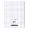 CAHIER À RABAT INCOLORE 24X32 96P 5X5