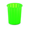CORBEILLE A PAPIER TRANSLUCIDE VERT