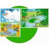 ANIMAUX DU MONDE LOT DE 3 PUZZLES SOFT