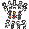 36 CADRES POUR PAPIER VITRAIL LES AMIS