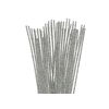 25 CHENILLES METALLIQUES ARGENT 6MMX30CM