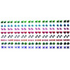 160 PIERRES ÉPOXY ADHÉSIVES ASSORTIES