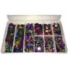 COFFRET PAILLETTES ET SEQUINS PERFOR?S FORMES ET COLORIS ASSORTIS