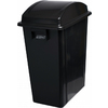 1 POUBELLE À COUVERCLE BASCULANT 50L COUVERCLE VERT