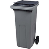 1 COLLETEUR GRIS 120L AVEC 2 ROUES