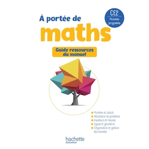 LE NOUVEL A PORTEE DE MATHS CE2 - GUIDE DU MANUEL - ED. 2025