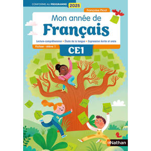 MON ANNEE DE FRANCAIS - CE1 - FICHIER ELEVE 1 ET 2 - EDITION 2025
