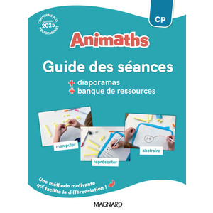 ANIMATHS CP (2025) - GUIDE PEDAGOGIQUE + BANQUE DE RESSOURCES