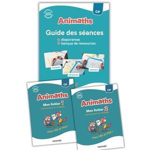 ANIMATHS CP (2025) - FICHIER 1 + FICHIER 2 + PLANCHES