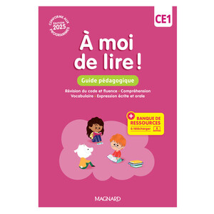 A MOI DE LIRE ! CE1 (2025) - GUIDE PEDAGOGIQUE + BANQUE DE RESSOURCES
