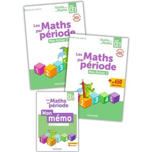 OUTILS POUR LES MATHS CE1 PAR PERIODE (2025) - FICHIER 1 + FICHIER 2 + MEMO