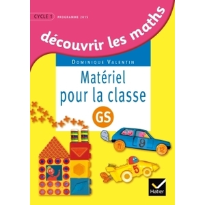 DECOUVRIR LES MATHEMATIQUES GRANDE SECTION ED. 2015 - MATERIEL POUR LA CLASSE