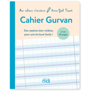 MDI MES CAHIERS D'ECRITURE CAHIER GURVAN 3MM A LA FRANCAISE