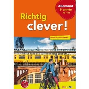 RICHTIG CLEVER 3E ANNEE - LIVRE