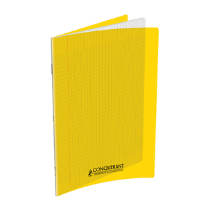 10 CAHIERS PP JAUNE 24X32 96P SÉYÈS 90G PIQURE