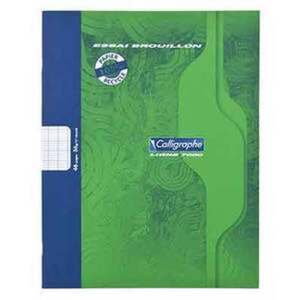 20 CAHIERS BROUILLON RECYCLÉ 17X22 48P SÉYÈS 56G PIQ?RE