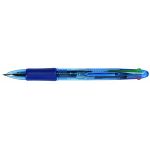 STYLO BILLE 4 COULEURS POINTE MOYENNE