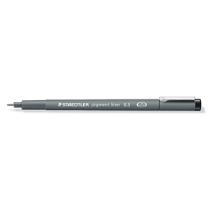 PIGMENT LINER6 FEUTRES NOIRS