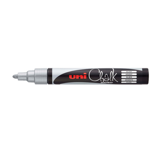 UNI-CHALK MARQUEUR POINTE CONIQUE MOYENNE ARGENT