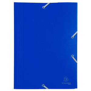 CHEMISE 3 RABATS POLYPRO OPAQUE BLEU