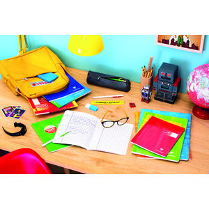CAHIER DEFICIENTS VISUELS 24X32 96P SÉYÈS NOIR 2,5mm PP INCOLORE