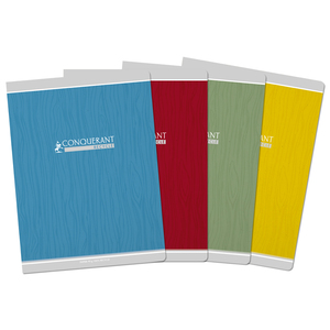 CAHIER CONQUERANT CLASSIQUE AGRAFE 240X320 48P 90G SEYES RECYCLÉ