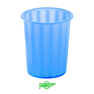 CORBEILLE A PAPIER TRANSLUCIDE BLEU