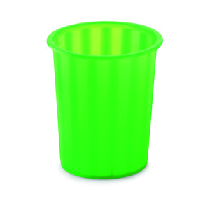 CORBEILLE A PAPIER TRANSLUCIDE VERT