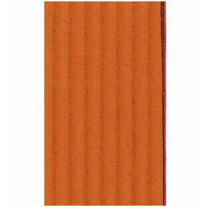 1F CARTON ONDULÉ FIN 50X70CM ORANGE