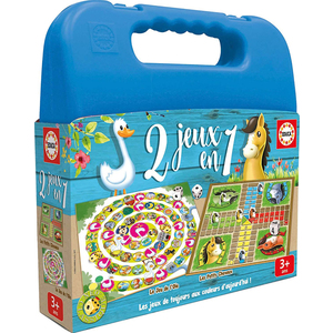 JEU DE L'OIE ET PETITS CHEVAUX