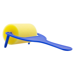 3 ROULEAUX À PEINDRE ERGONOMIQUE PLASTIQUE 70MM
