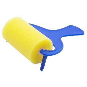 3 ROULEAUX À PEINDRE ERGONOMIQUE PLASTIQUE 70MM