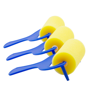 3 ROULEAUX À PEINDRE ERGONOMIQUE PLASTIQUE 70MM