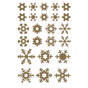 550 GOMMETTES NOËL OR ET ARGENT