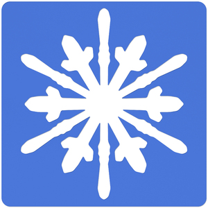 12 POCHOIRS FLOCONS DE NEIGE