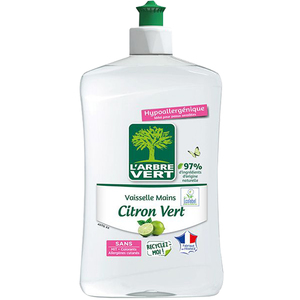 1 FLACON 500ML LIQUIDE VAISSELLE ECOLOGIQUE CITRON VERT