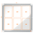 VITRINE INTERIEUR MAGNETIQUE 6 FEUILLES