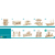 1000 PLANCHETTES COLORIS NATUREL CAISSE A ROULETTES