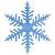 12 POCHOIRS FLOCONS DE NEIGE