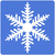 12 POCHOIRS FLOCONS DE NEIGE