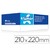 20 PAQUETS 200F ESSUIE-MAINS PLIAGE EN V 21X24CM