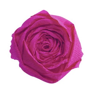 Crépon 0.50x2.5m (60%) Pqt 10   Fuchsia