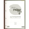 JOIN THE TEAM 6E CLASSEUR DE 44 TRANSPARENTS