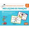 MES LECONS DE FRANCAIS CP, CE1, CE2 - 50 CARTES MENTALES POUR COMPRENDRE FACILEMENT LA GRAMMAIRE, L'