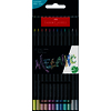 BLACK EDITION 12 CRAYONS COULEURS COLORIS METALLIC ASSORTIS